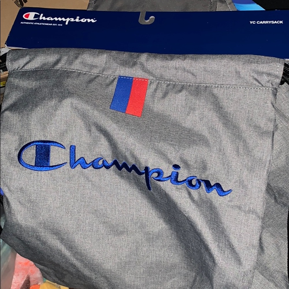 Brand new Champion drawstring gym bag